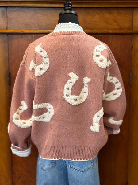 Horse Shoes Sweater