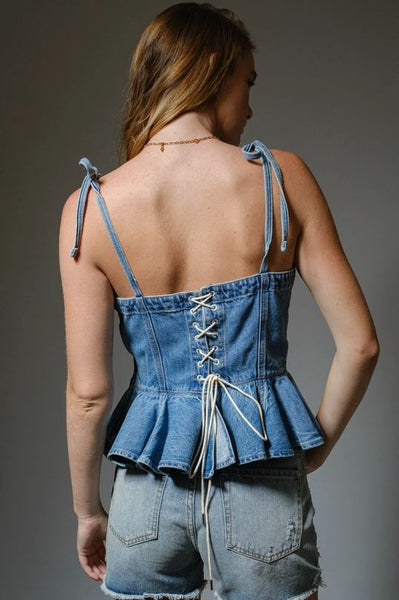 Boot Hill Beauty Peplum Tank