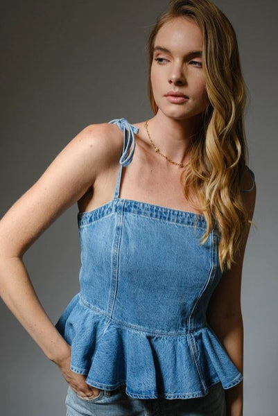 Boot Hill Beauty Peplum Tank