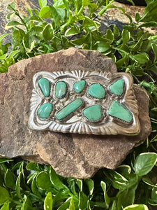 ALZ 8 Stone Turquoise Buckle