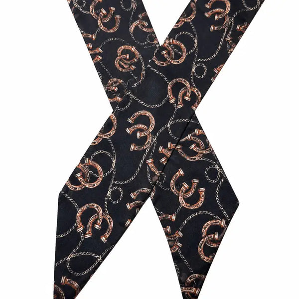 Horseshoes and Rope Twilly in Black & Brown