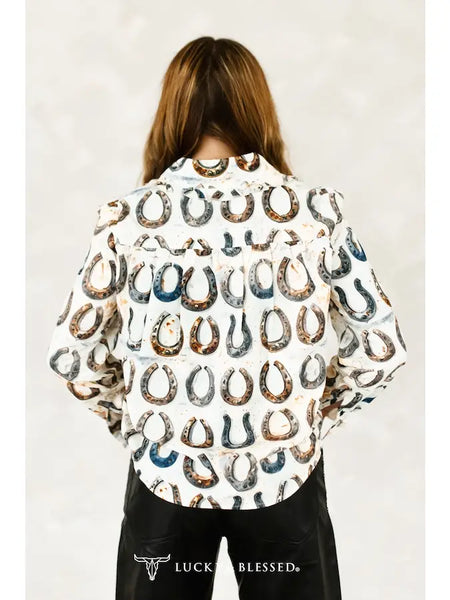 Vintage Horseshoe Long Sleeve Shirt