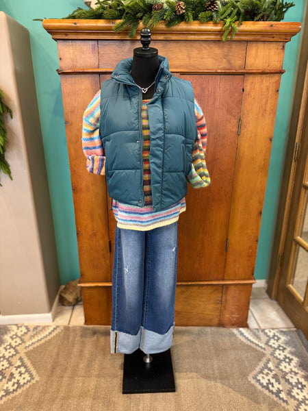 Wishlist Rainbow Knit Sweater