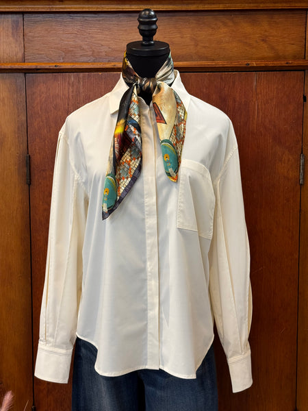 Etta Pleated Balloon Sleeve Shirt