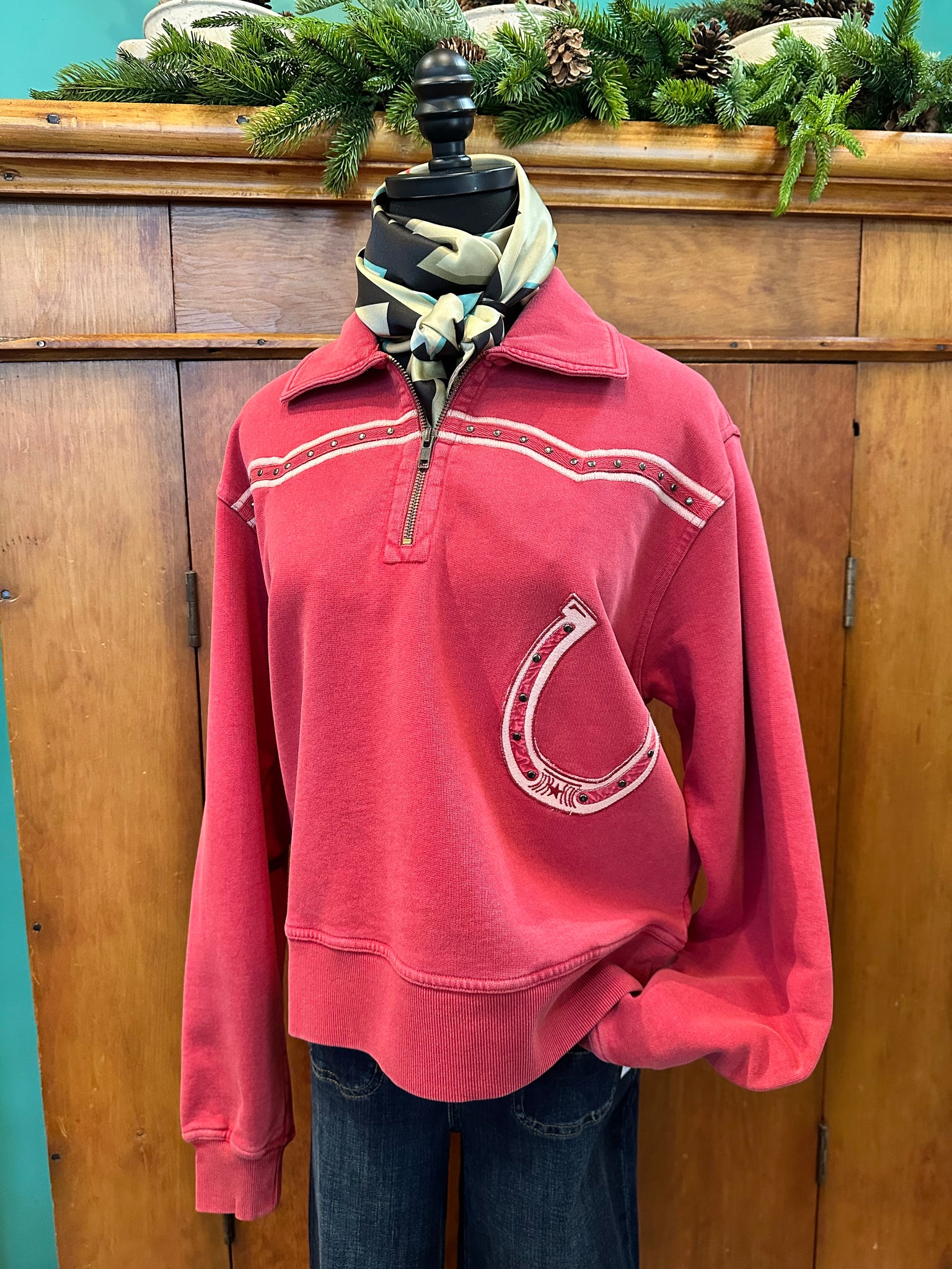 Howdy Hanny Quarter Zip Sweatshirt