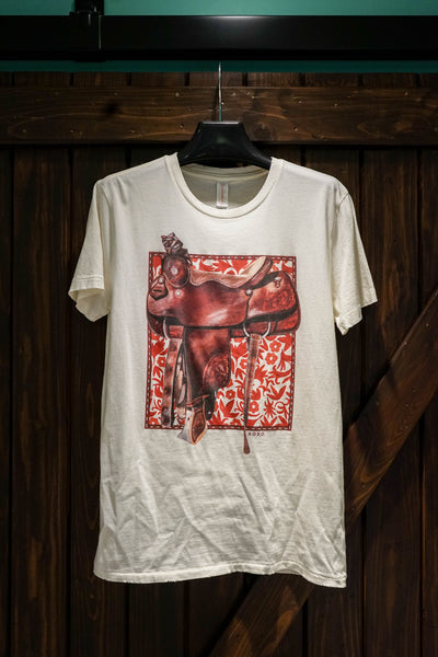 Roper Saddle S/S Heritage Tee - XOXO Art & Co