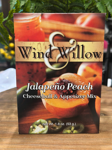 Wind & Willow Jalapeño Peach Cheeseball and Appetizer Mix