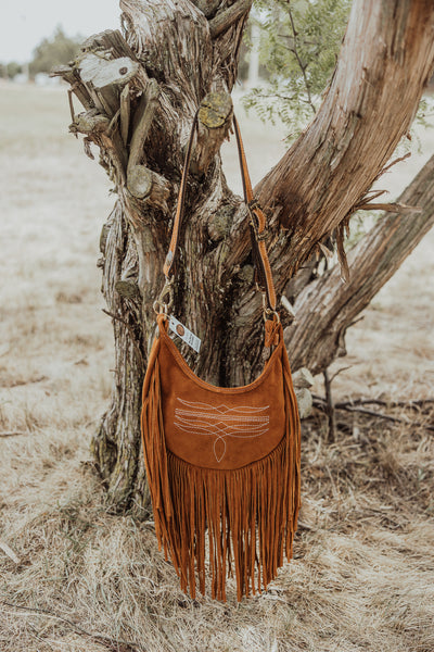 Half Moon Hobo with Fringe