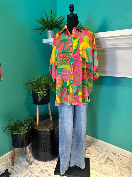 Arizona Oversized Buttondown Tunic