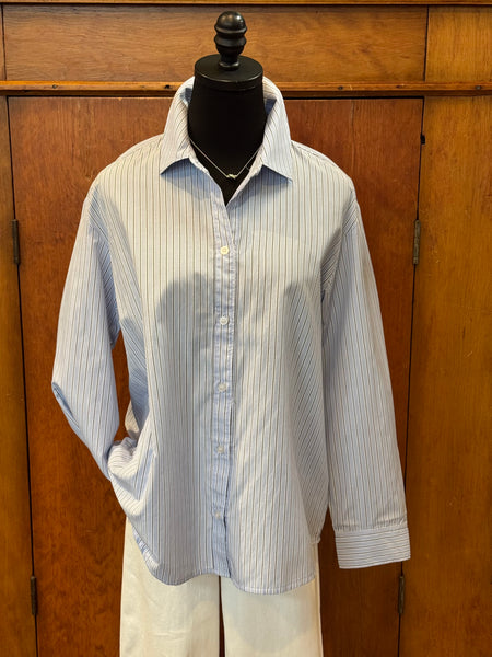 Essential Button Up Striped Shirt