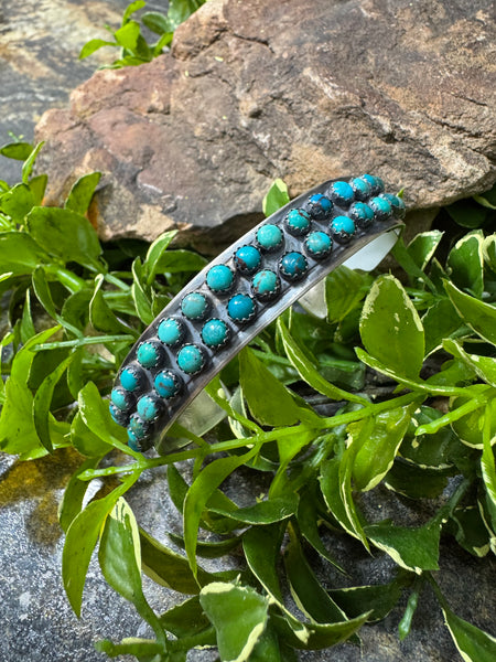 Two Row Turquoise Bracelet