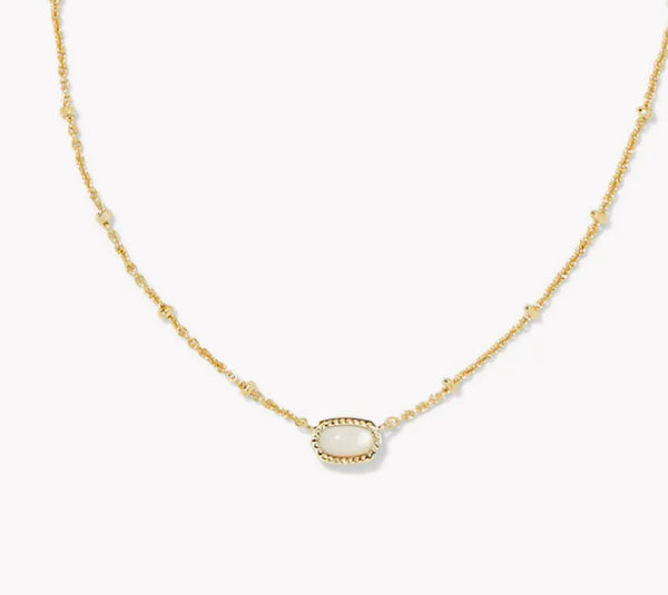 Kendra Scott Mini Elisa Satellite in Ivory MOP