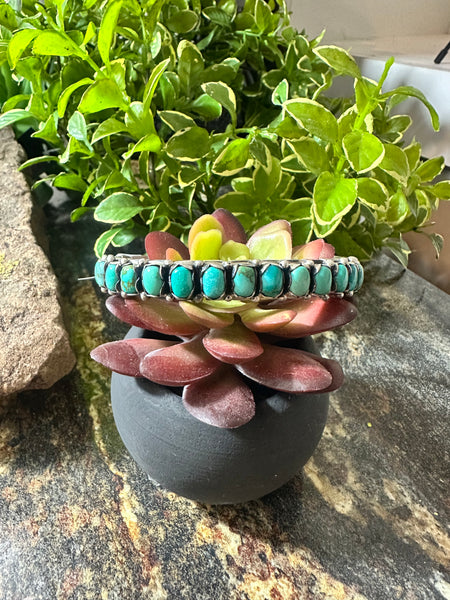 Make A Statement Turquoise Cuff Bracelet