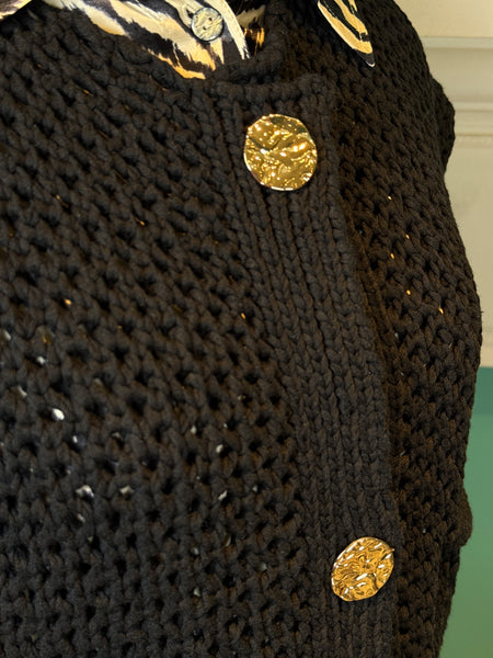 Esqualo Fancy Button Cardi Sweater