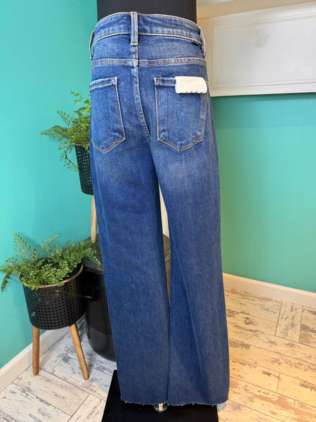 Risen High Rise Straight Tummy Control Jean