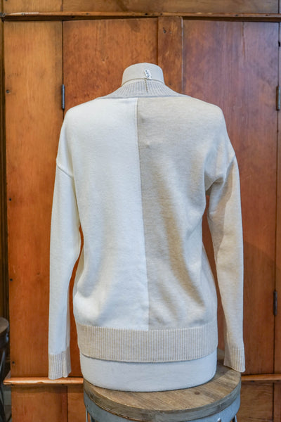 FDJ Long Sleeve Color Block Sweater