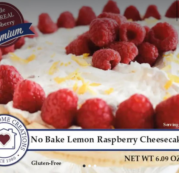 Lemon Raspberry Cheesecake Mix (No Bake)