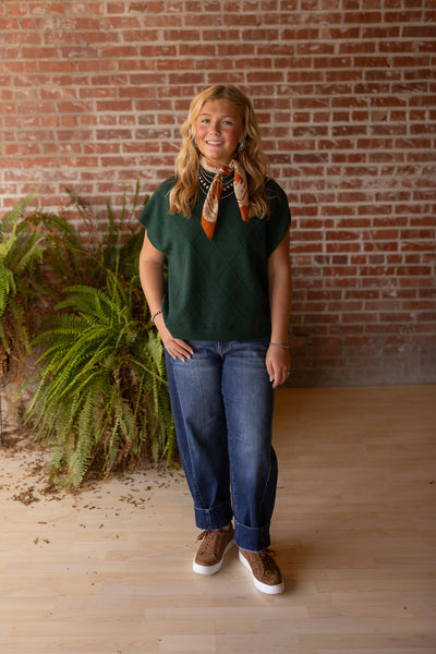 Mock Neck Sweater Vest