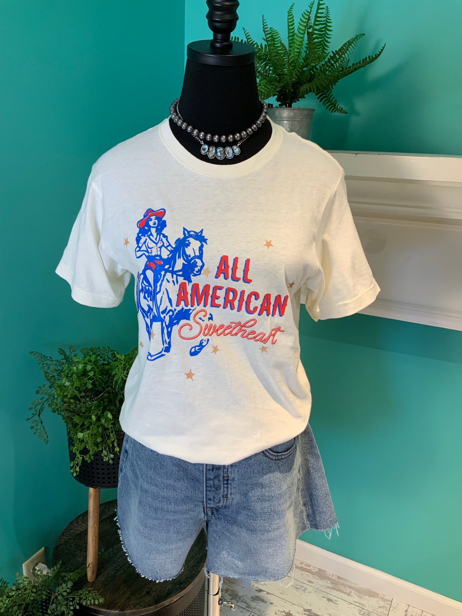 All American Sweetheart Short Sleeve Tee