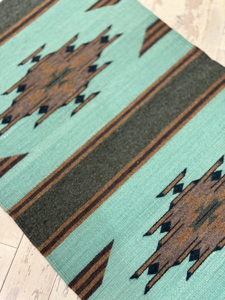 Escalante 2’ x 6.5’ Diego Ruiz Aqua Marina Rug