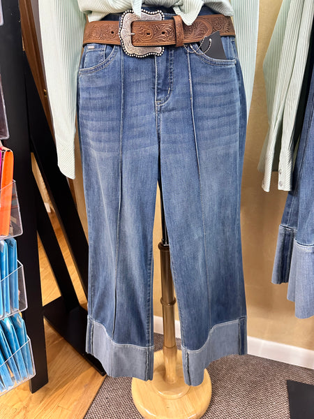 FDJ Olivia Wide Cuff Ankle Jean