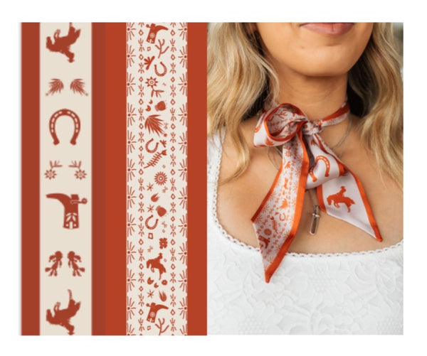 Down South Doily Twilly in Orange