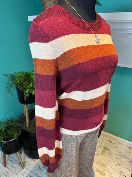Liverpool Crew Neck Stripe Sweater