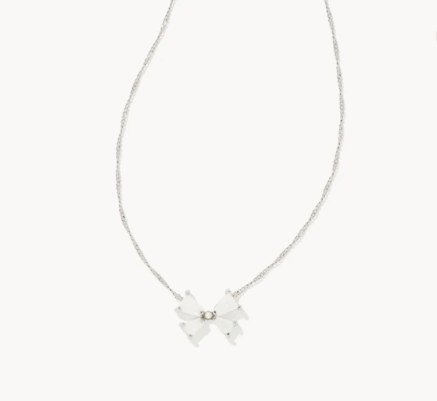 Kendra Scott Blair Bow Pendant in Silver & Gold