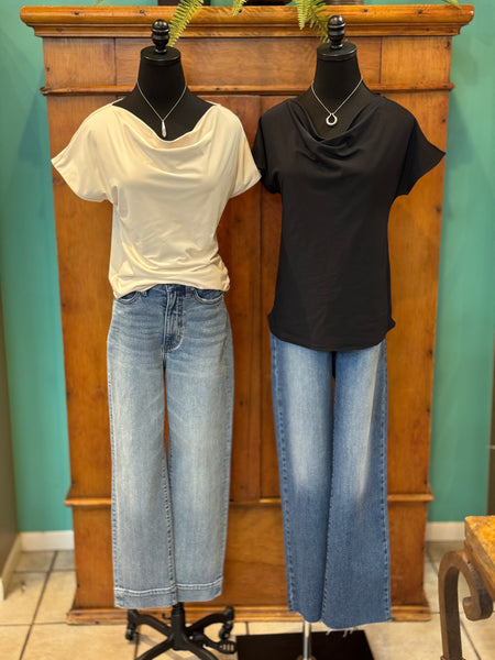 Lysse Ensley Cowl Neck Top