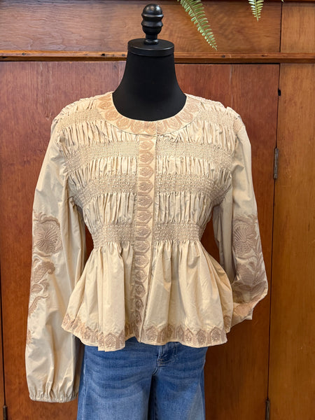 The Peasant Smocked Top