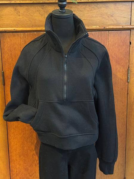 Dove Funnel Neck Half-Zip