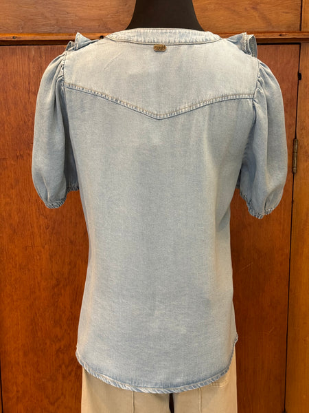 Lucky & Blessed Ruffle Top