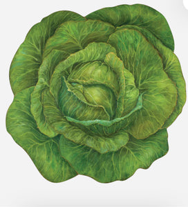 Hester & Cook Die-Cut Cabbage Placemat