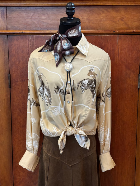 Cheyenne Western Snap Front Top
