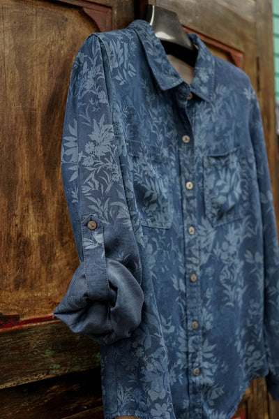 Liverpool Fall Floral Button Down