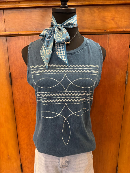 Boot Stitch Tank Top