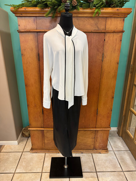 Lysse Daphne Dolman Sleeve Bow Blouse