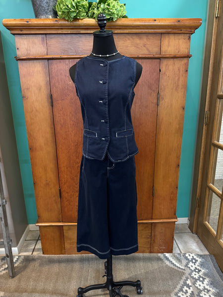 FDJ Button Front Vest