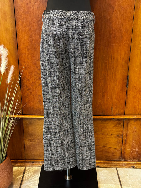 High Rise Pleated Wide Leg Trouser