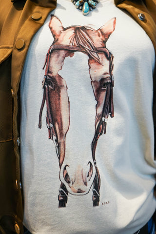 Amber’s Horse Tee - XOXO Art & Cober