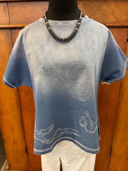 Double D Ranch Cowboy Gist Top