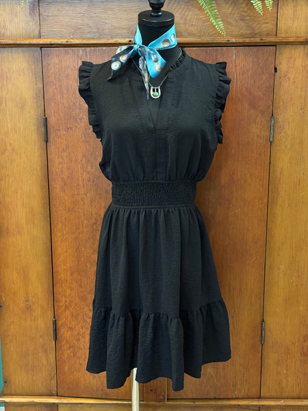 Ruffle Smocked Waist Dress