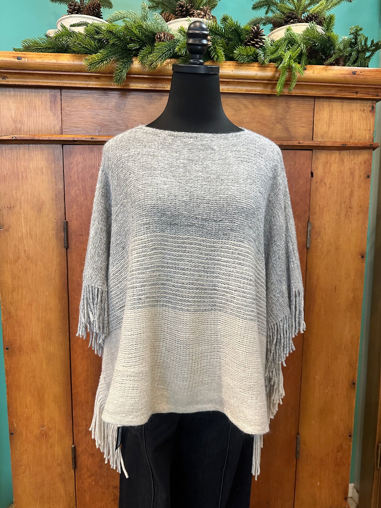 K&K Knit Poncho