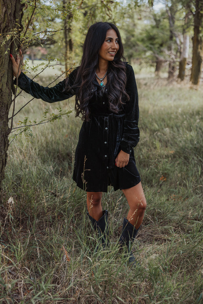 Tasha Polizzi Liza Velvet Tunic/Dress Cummings Carousel Tasha Polizzi Liza Velvet Tunic/Dress Cummings Carousel