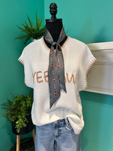 Yeehaw Sweater Vest