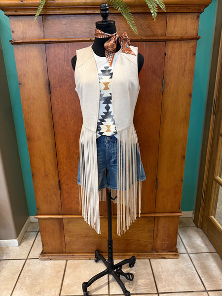 Front Street Fringe Vest