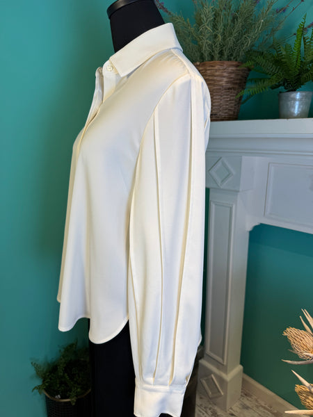 Lysse Ivette Pleated Ballon Sleeve Blouse