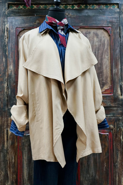 Open Front Trench Jacket