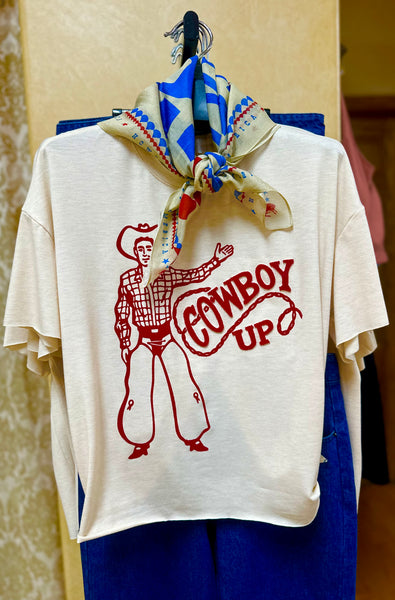 Howdy Hanny Cowboy Up Short Sleeve Tee