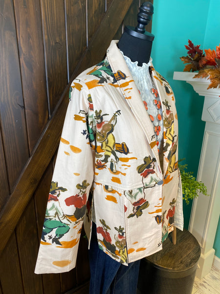 Howdy Hanny Wagon Wheel Blazer